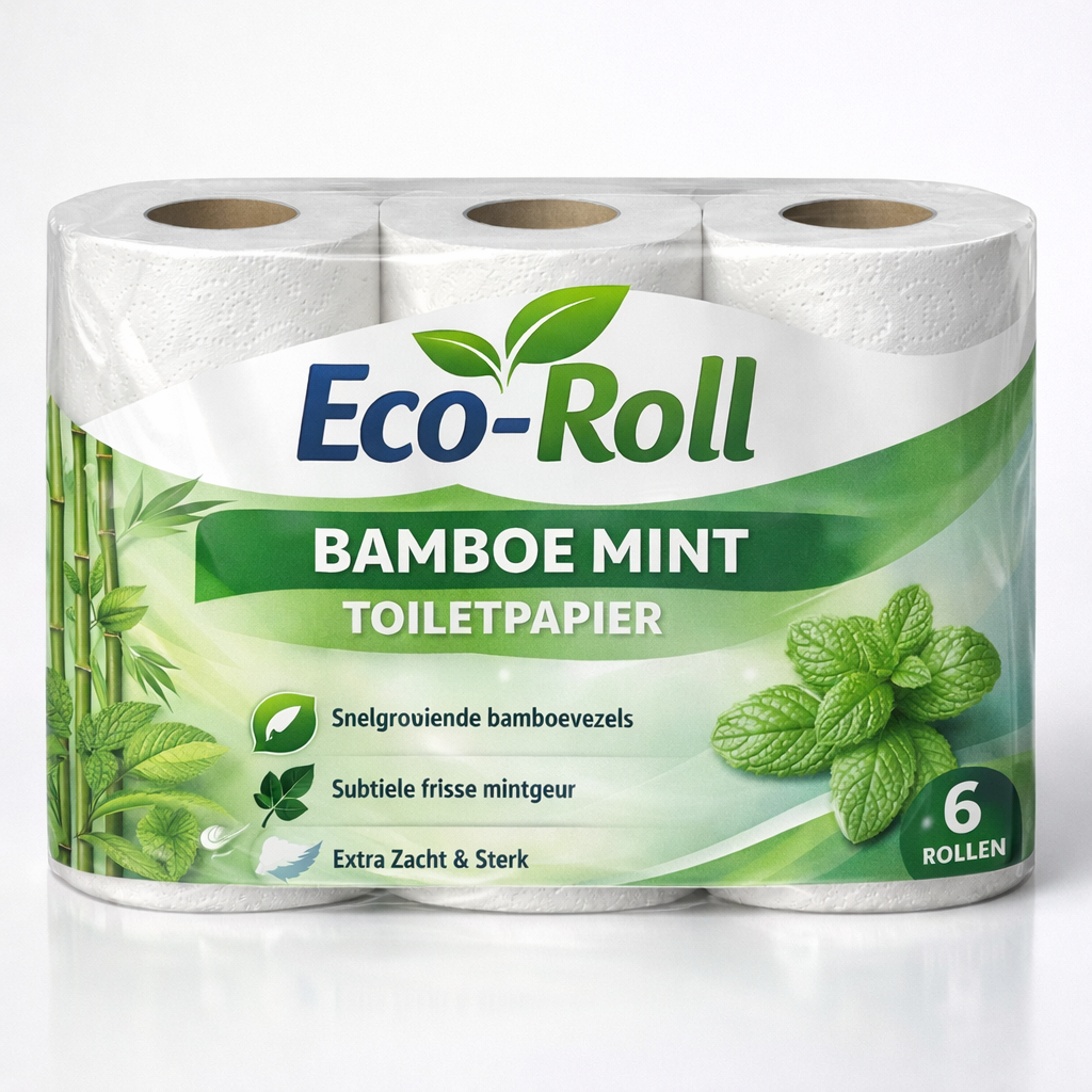 Eco-Roll Bamboe Mint Toiletpapier