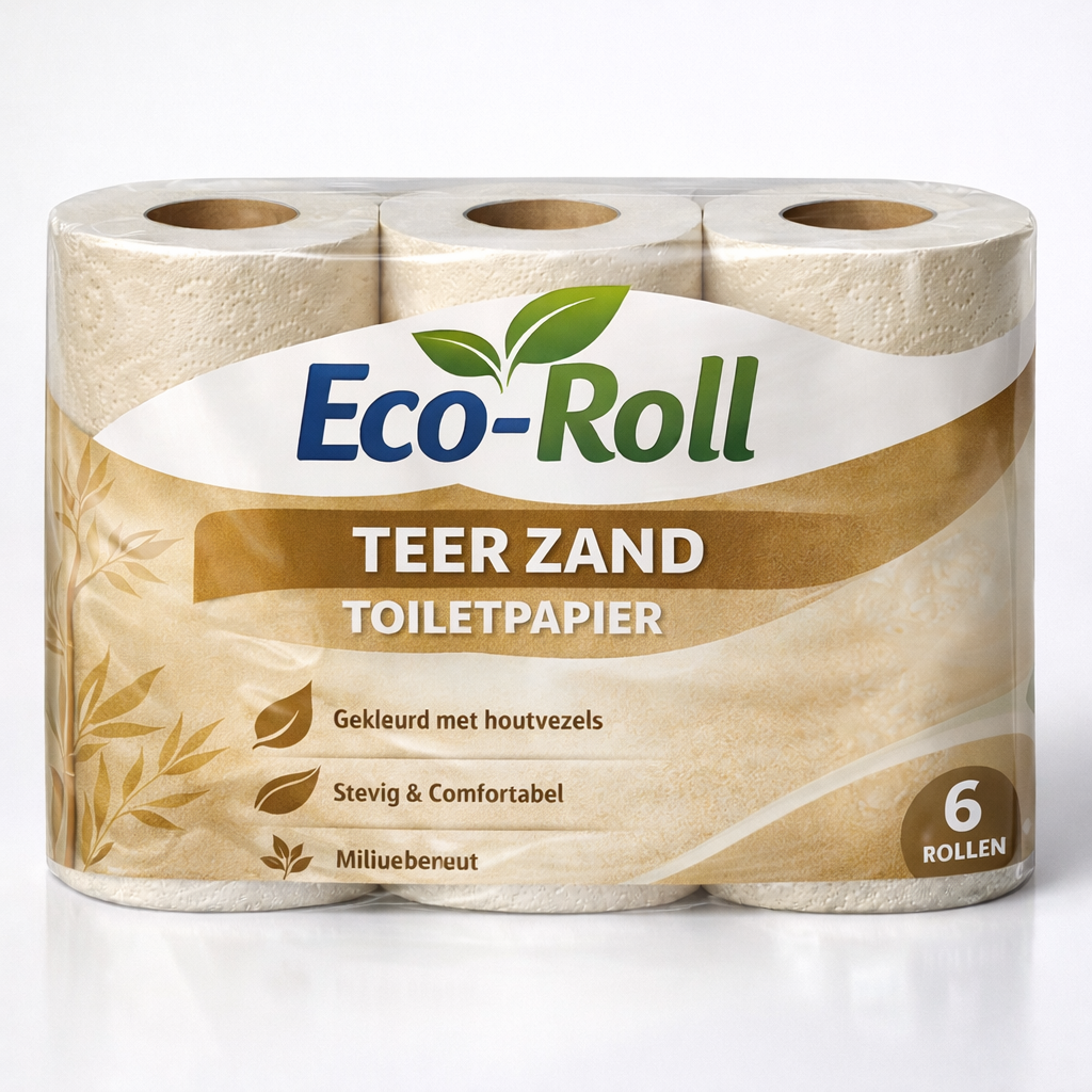 Eco-Roll Teer & Zand Toiletpapier